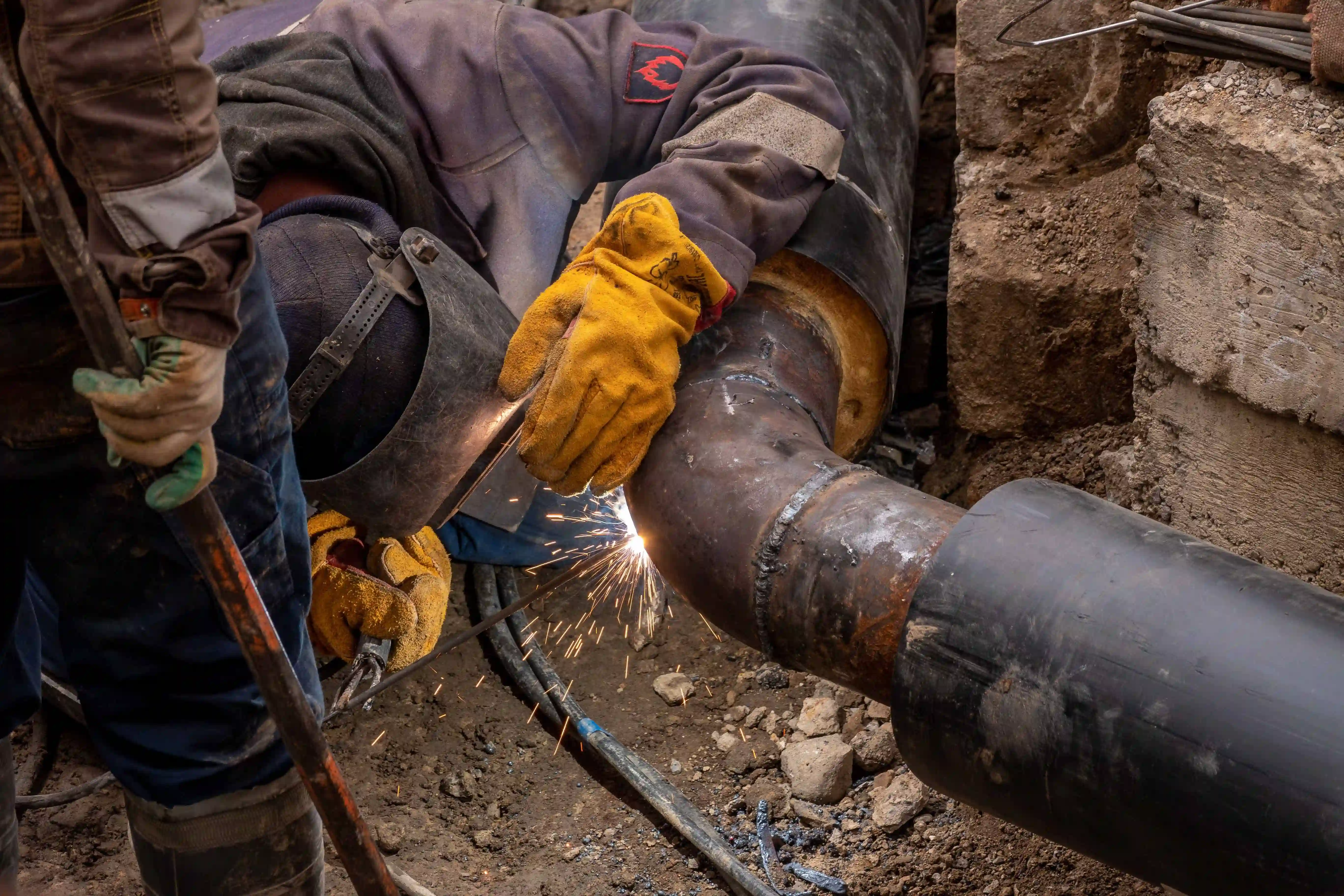 Industrial solution service: Utility Diversion Works — Underground pipeline shifting, HT/LT cable diversions, water main relocation, and telecom duct management for complete ROW clearance.